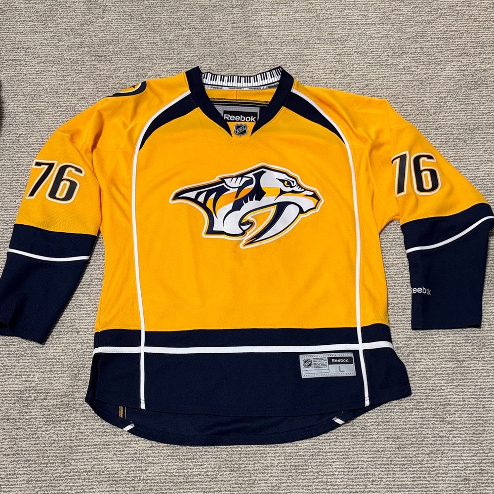 Reebok Subban Predators Hockey Jersey
